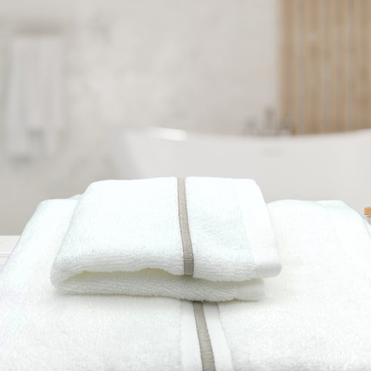 Corded Stripe Face Cloth