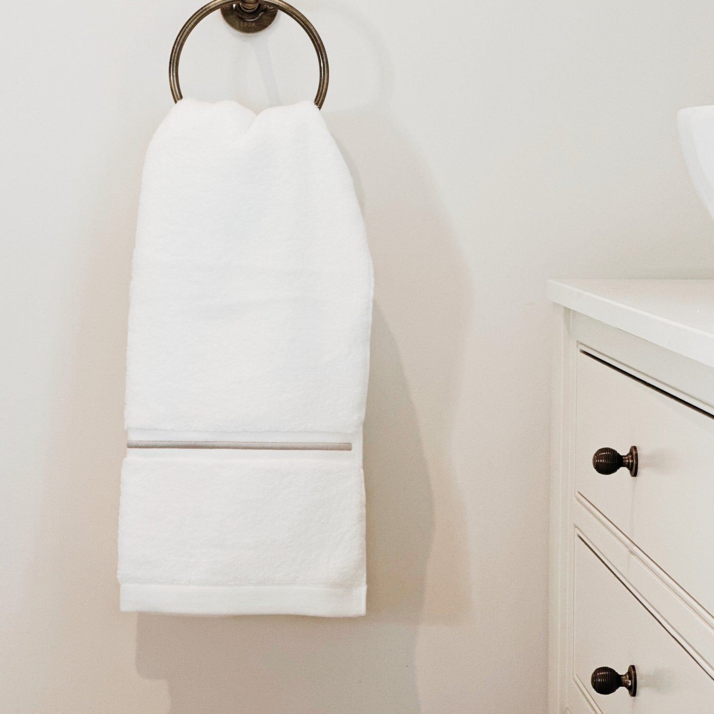 Corded Stripe Hand Towel