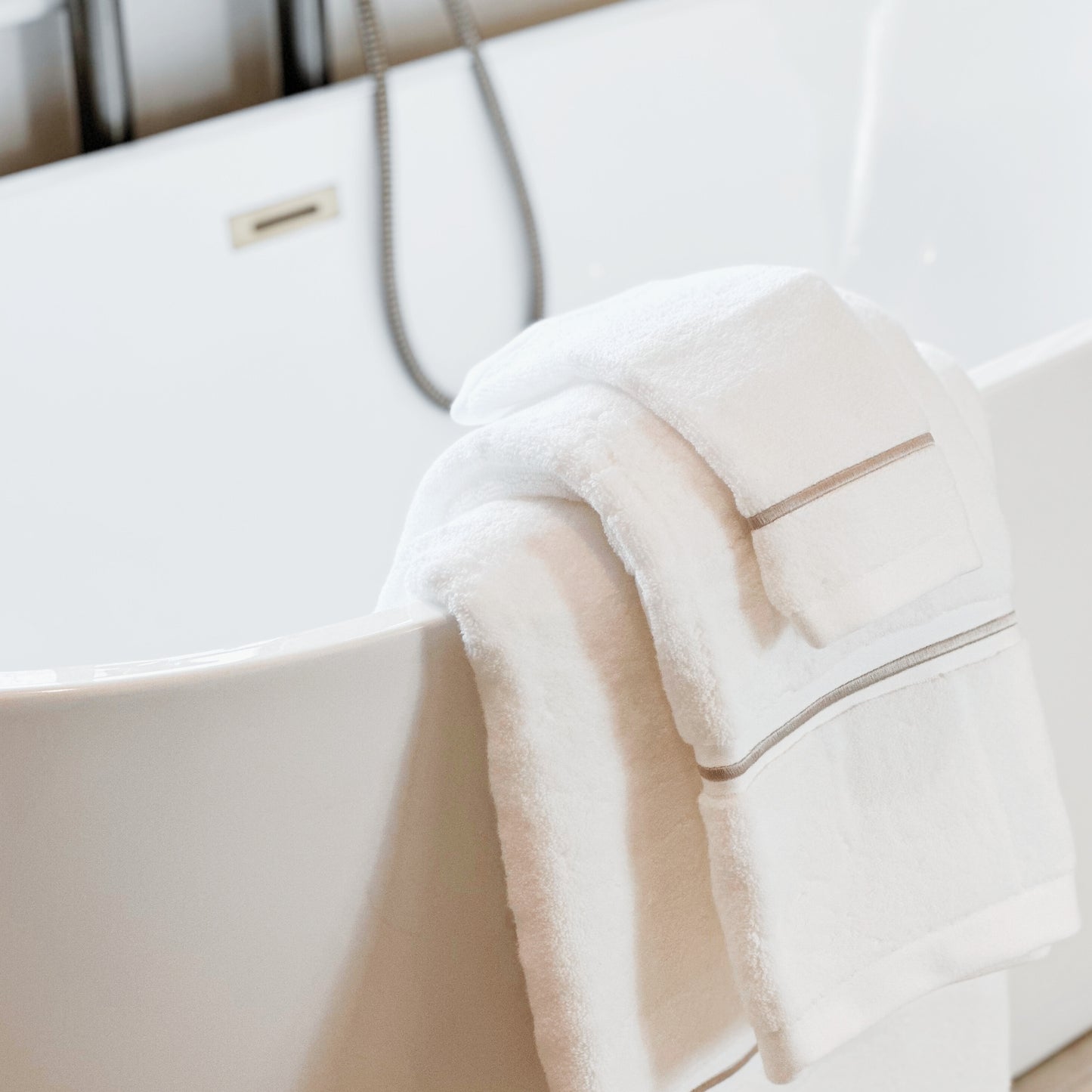 Corded Stripe Hand Towel