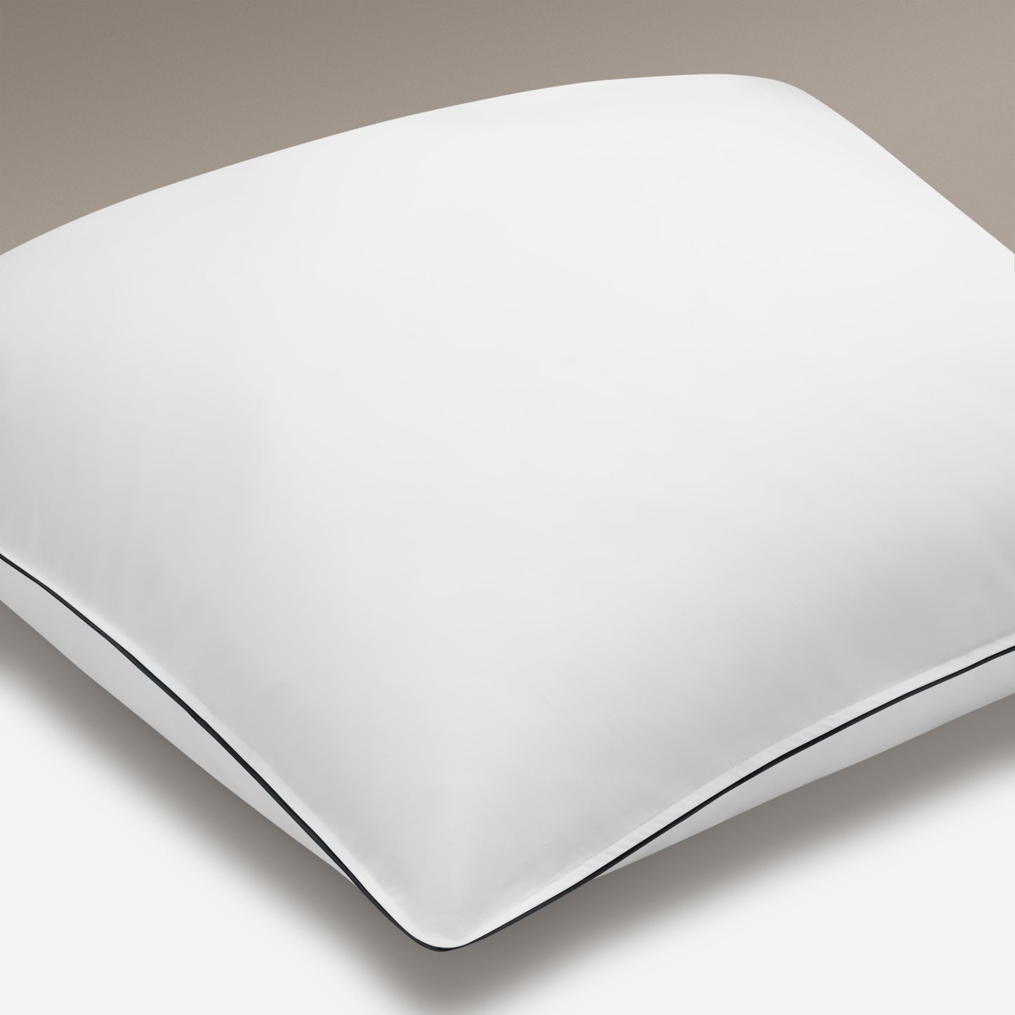 Heritage Pillowcase- White With Navy Trim