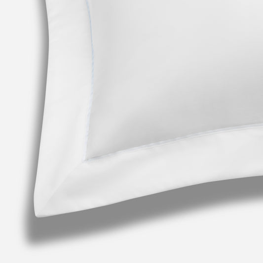 Heritage Collection Signature Style Oxford Pillowcase - White With White Trim