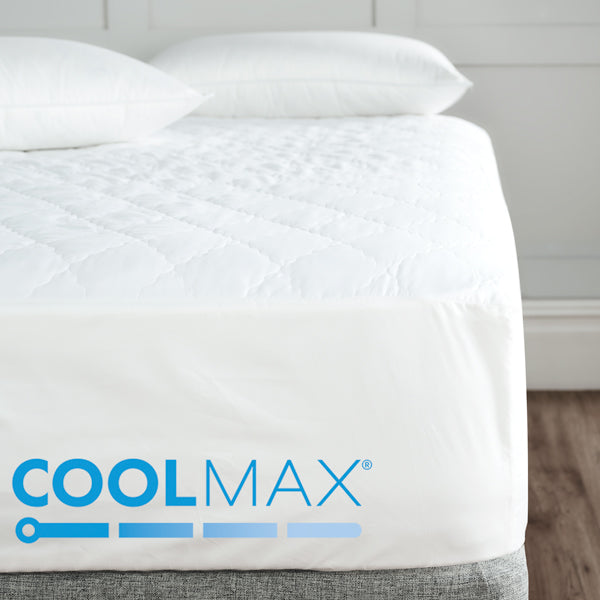 Quilted COOLMAX® Cotton Deep Mattress Protector - London and Avalon