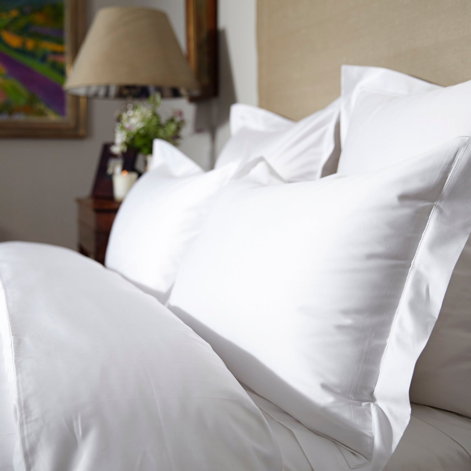 Heritage Collection Heirloom Hemstitch - White