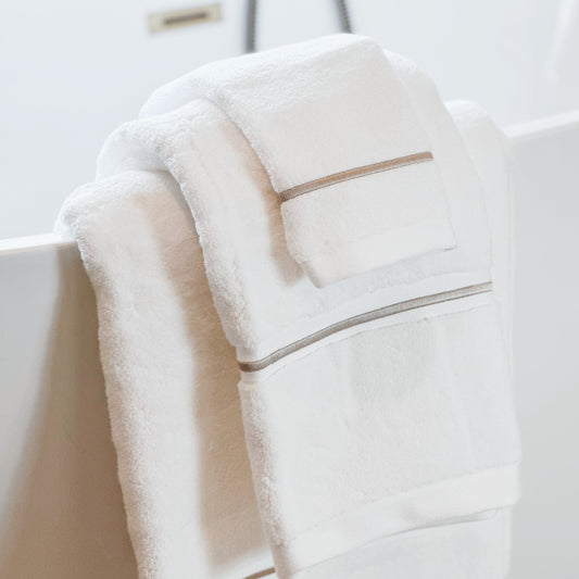 Corded Stripe Hand Towel