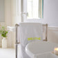 Island TC300 Duvet Cover - White With Boston Blue Trim - London and Avalon