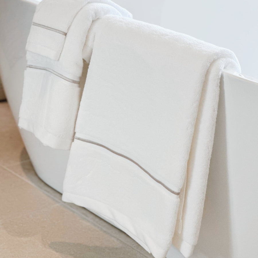 Bourdon Towel Collection - Bath Sheet - London and Avalon