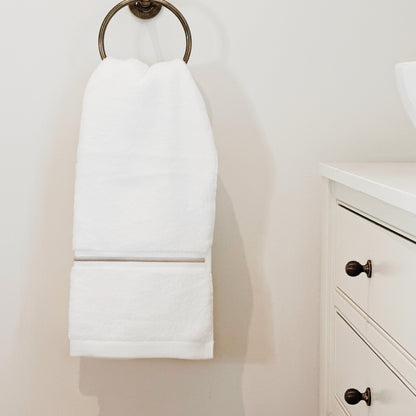 Corded Stripe Hand Towel