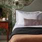 Grey/Purple 100% Scottish Wool Tweed Bolster Cushion 90cm x 30cm