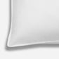 Island Pillowcase - White With White Trim