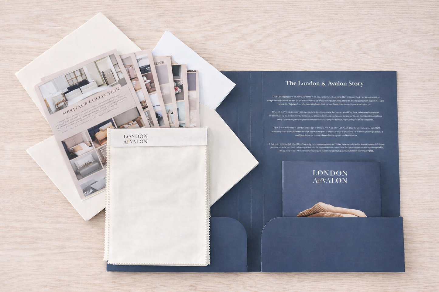 London & Avalon Linen Fabric Sample Pack