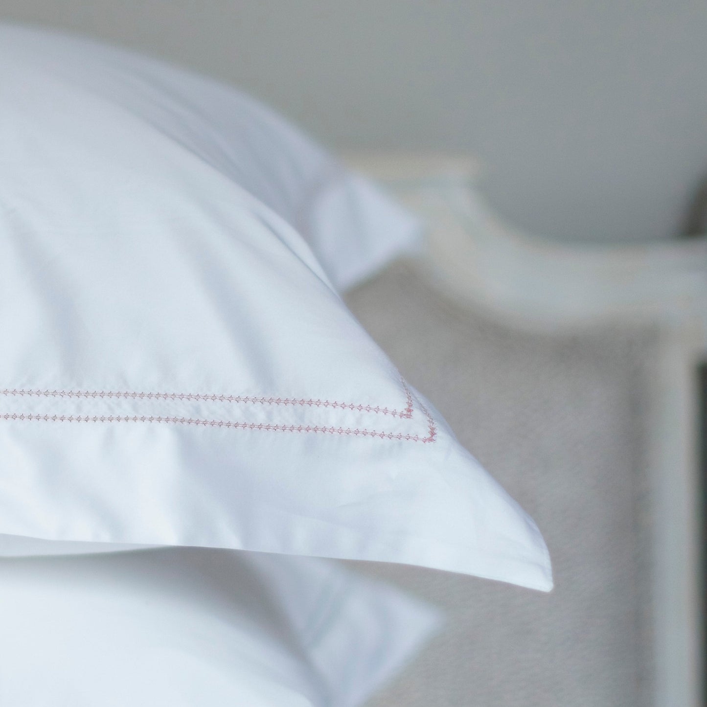 The Restoration Collection Double Hemstitch Duvet Cover - Jonquil