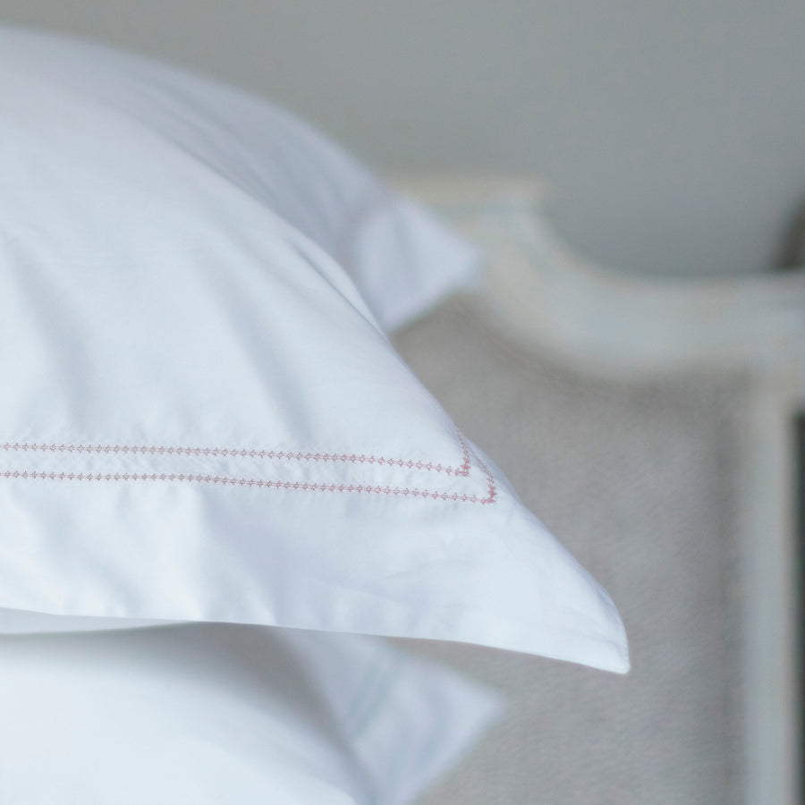 The Restoration Collection Double Hemstitch Duvet Cover - Jonquil