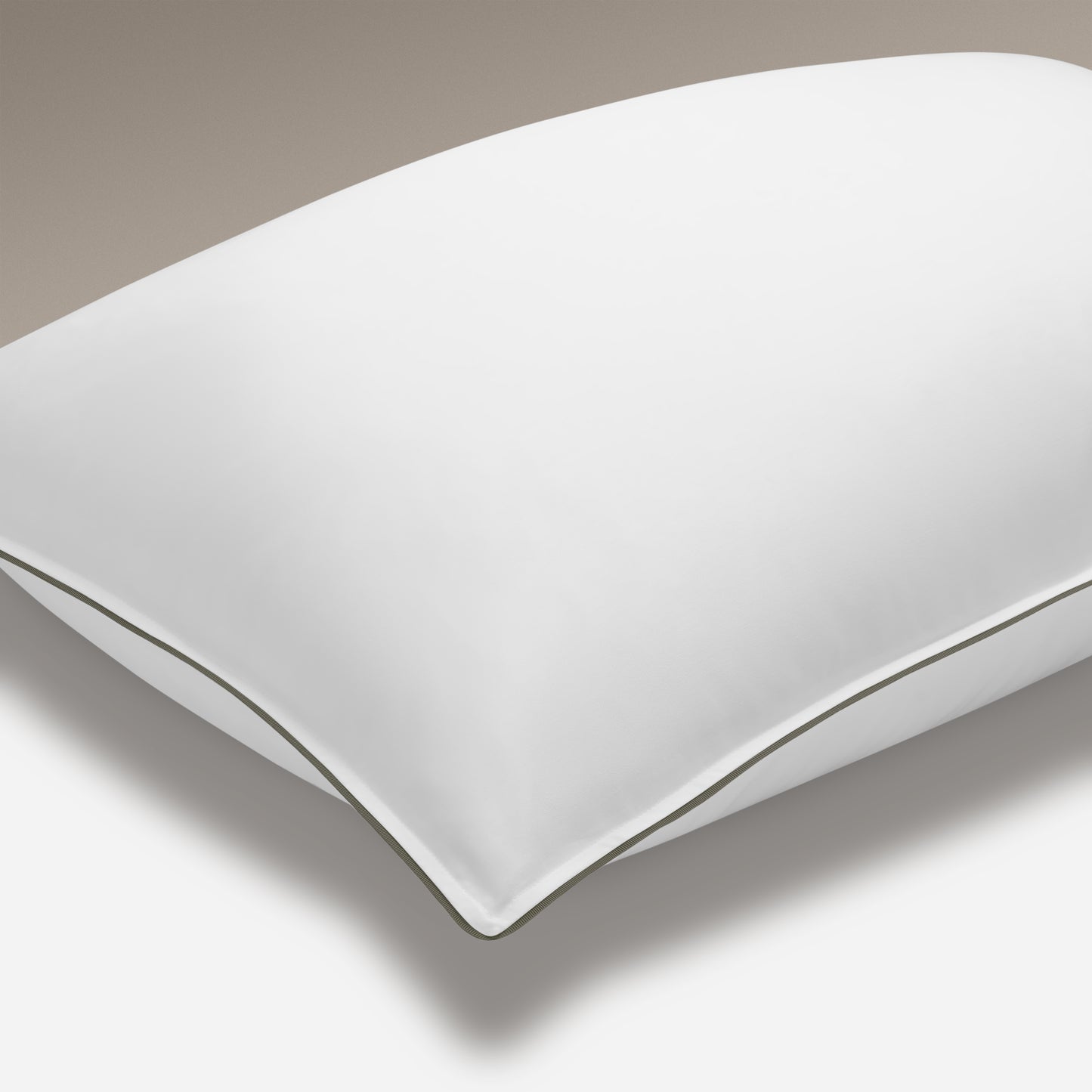 Heritage Pillowcase- White With Canopy Green Trim