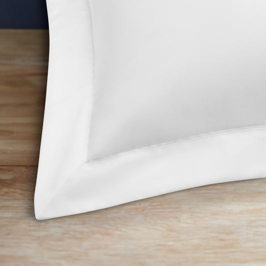 Heritage Collection Signature Style Oxford Pillowcase - White With White Trim