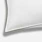 Heritage Pillowcase- White With Canopy Green Trim
