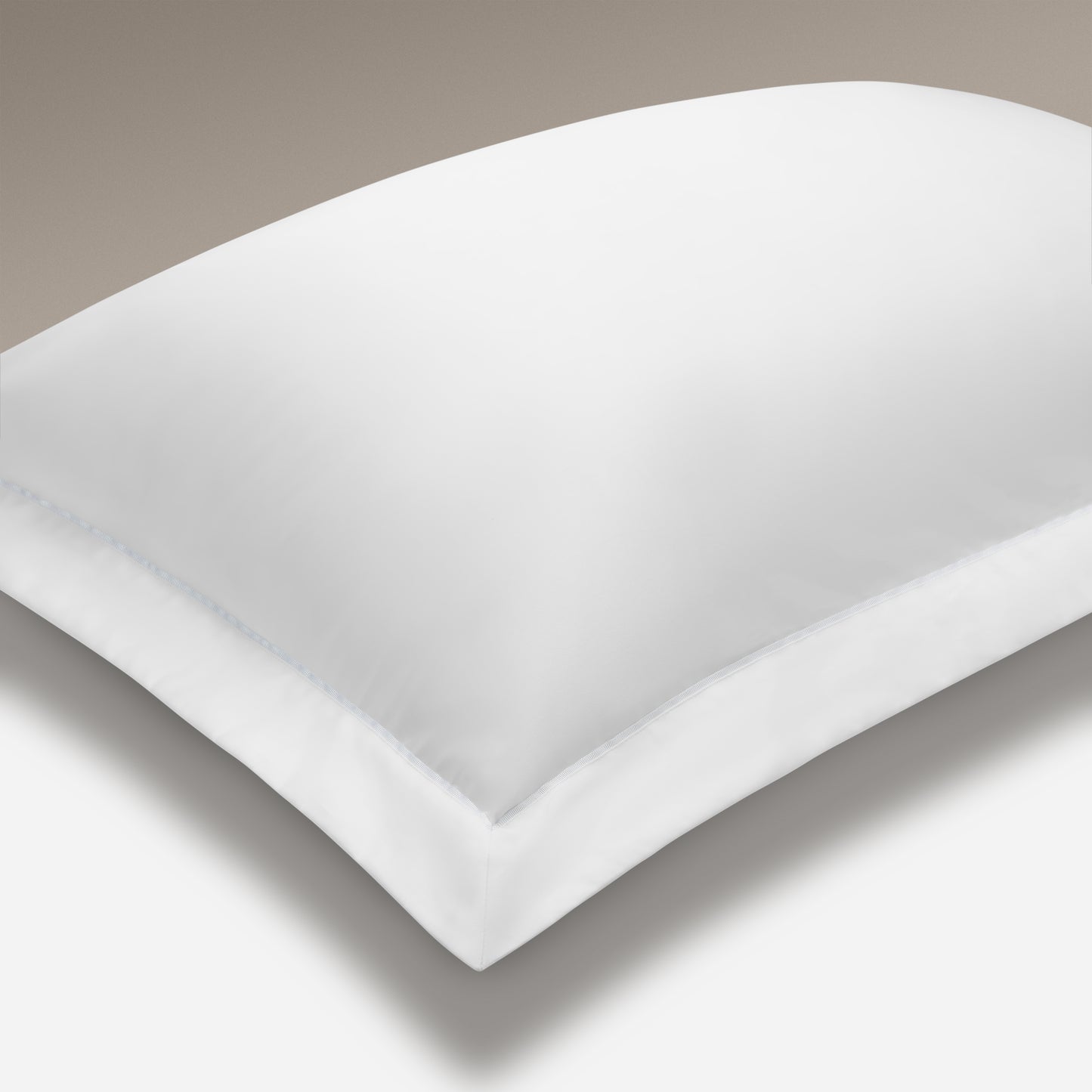 Heritage Oxford Pillowcase - White With White Trim