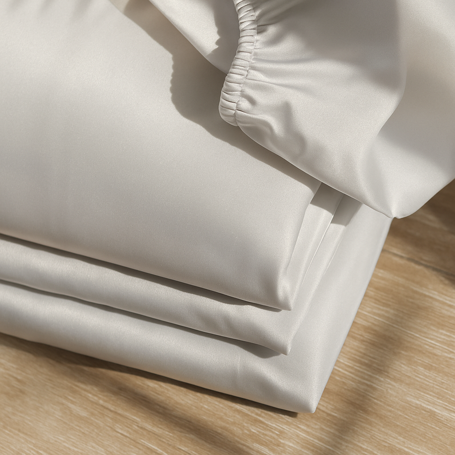 Heritage Silver Fitted Sheet