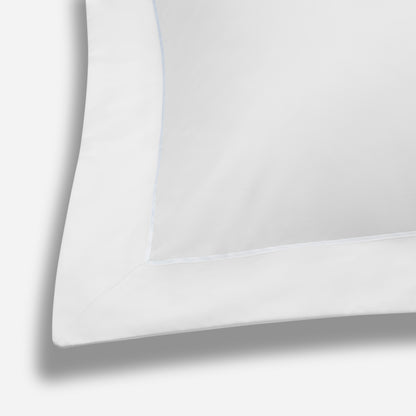 Island Collection Signature Style Oxford Pillowcase - White With White Trim
