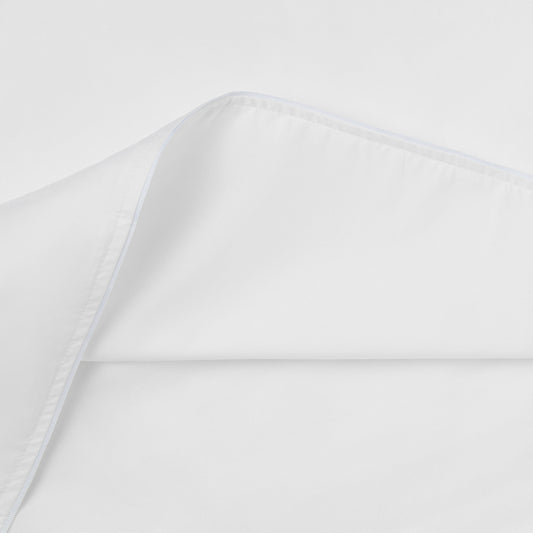 Island Collection Signature Style Duvet Cover - White With White Trim