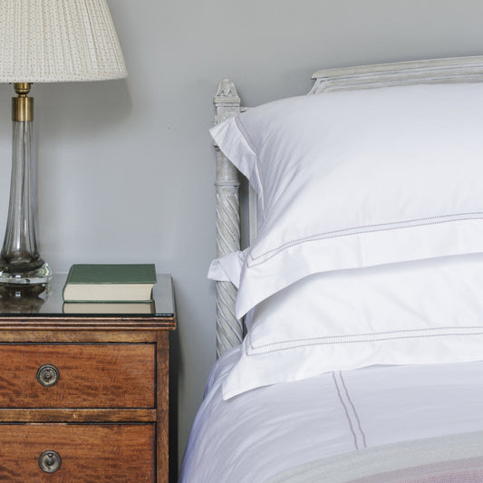 The Restoration Collection Double Hemstitch Oxford Pillowcase - Jonquil