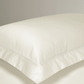 Heritage Oxford Pillowcase - Ivory with White trim Collection