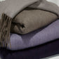 Lambswool Angora Throw - Stag - London and Avalon