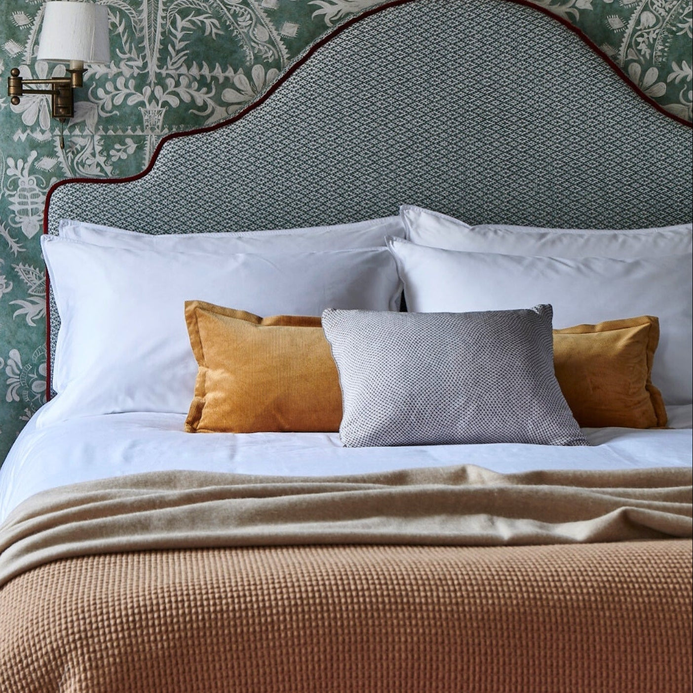 Mustard Corduroy Bolster Cushion 90cm x 30cm