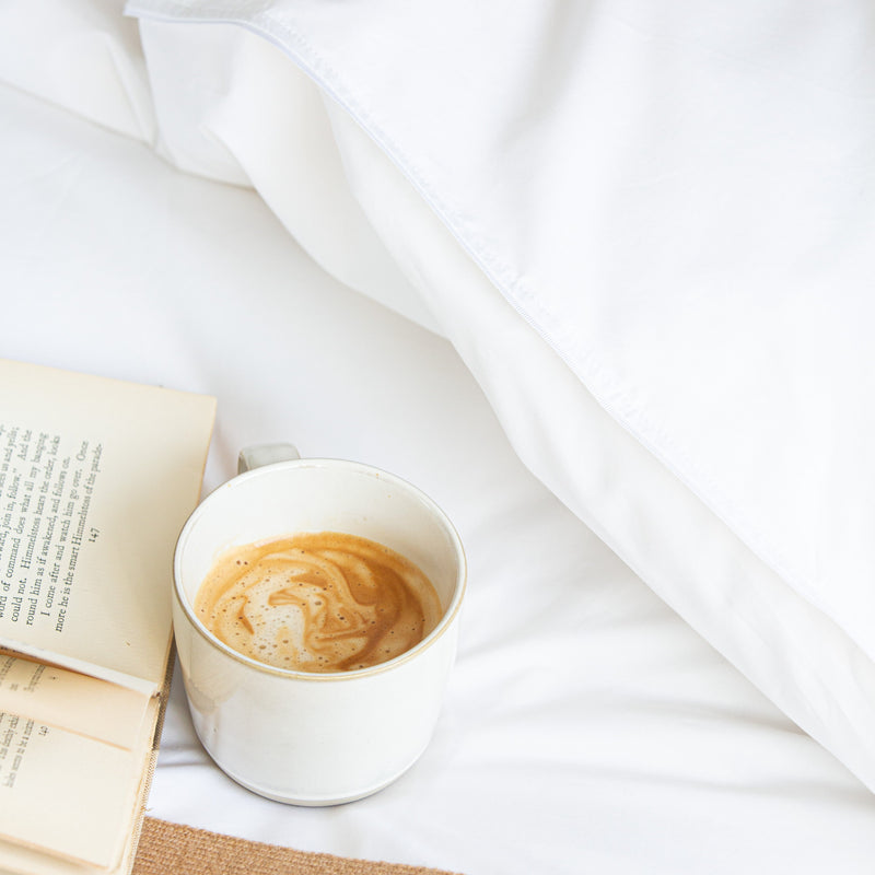 Heritage TC500 Oxford Pillowcase - White With White Trim - London and Avalon