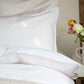 Island TC300 Duvet Cover - White With White Trim - London and Avalon