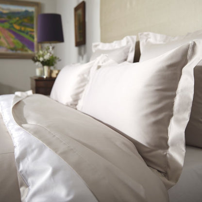 Heritage Collection Heirloom Hemstitch Oxford Pillowcase - Silver