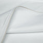 Heritage Travel Pillowcase - White With Silver Trim - 30x40cm