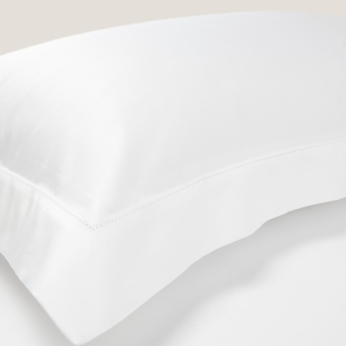 The Hemstitch Duvet Cover – White - Josephine Home