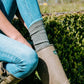Cashmere Socks – Lovat Green with Gorse Detail - London and Avalon