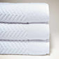 White Herringbone Hand Towel - Josephine Home