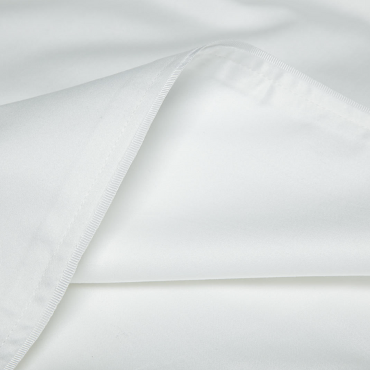 Heritage TC500 Pillowcase - White With White Trim - London and Avalon